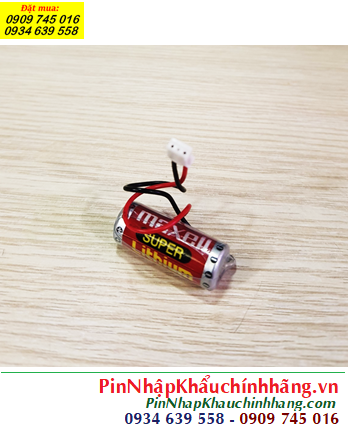 Maxell ER10/28, Pin nuôi nguồn Maxell ER10280 lithium 3.6v 2/3AAA 500mAh (Xuất xứ NHẬT)